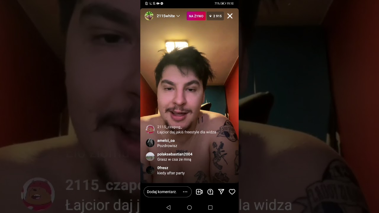 WHITE 2115 | WIECZORNY LIVE IG PRZED AFTER PARTY