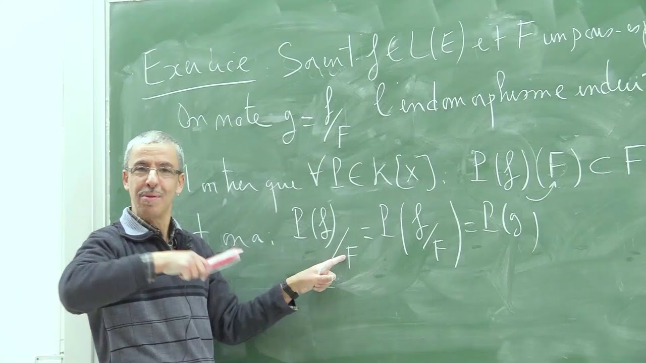 V20 : Endomorphisme induit, d'un endomorphisme diagonalisable