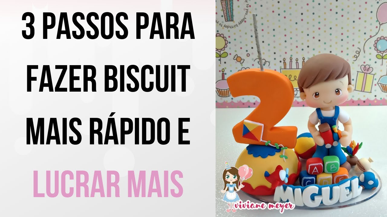 3 passos para fazer biscuit mais rápido e lucrar mais