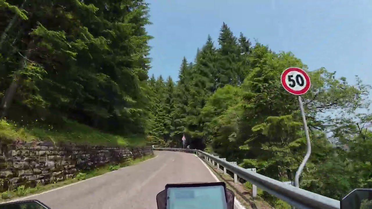 Südtirol 2025 Passo Manghen bergauf
