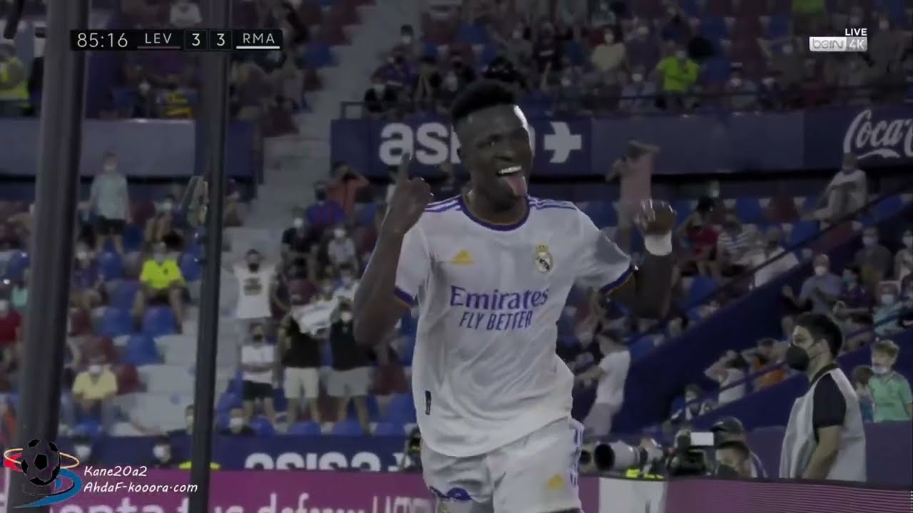 Vinicius Jr Celebration 2160p 60fps | 4K Vini Jr Slow Motion | FreeClips4K | Clip For Edit