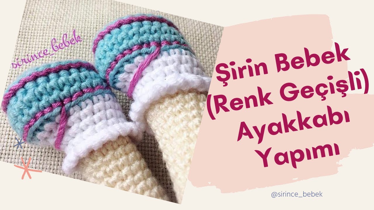 Şirin Bebek Ayakkabı Yapımı #amigurumi, #amigurumiayakkabı #örgübebek