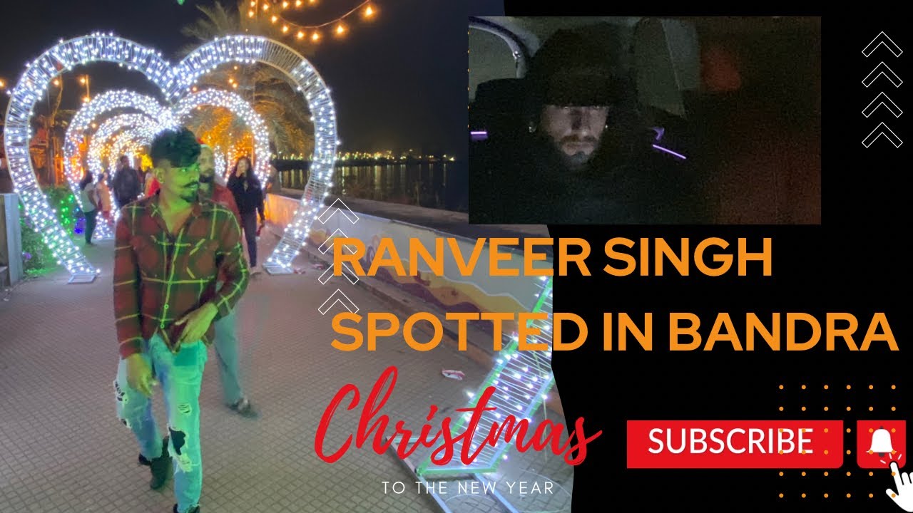 Ranveer Singh spotted in Bandra | Christmas vlog 2022| Amit Telgote