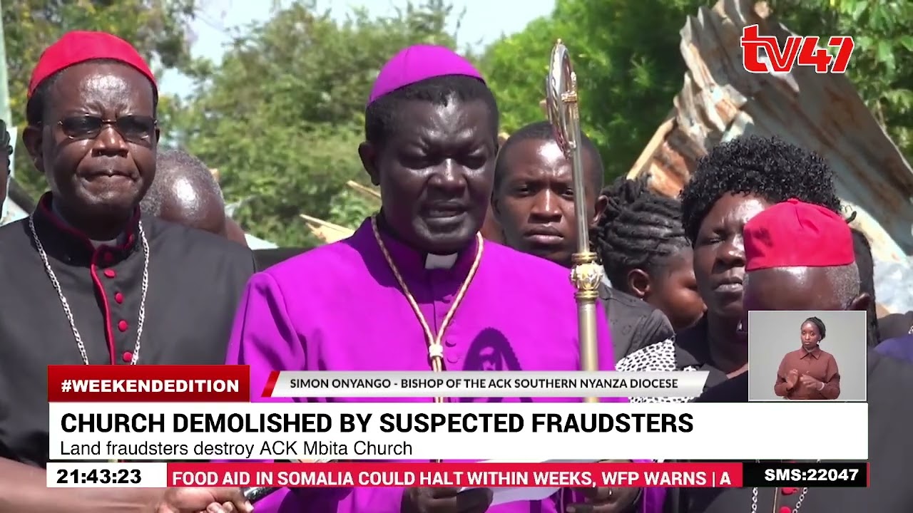 Who demolished entire ACK Mbita church? Faithful left stranded