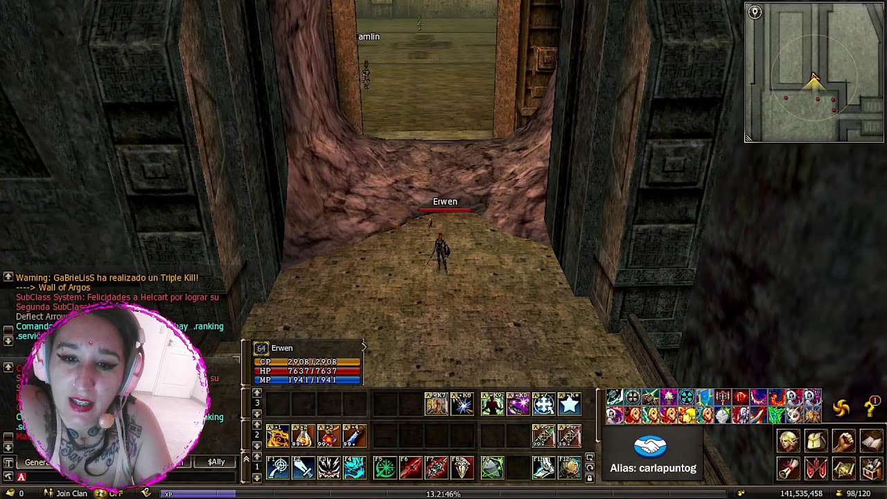 UN RATITO EN SERVER PVP - L2 ERIS x25