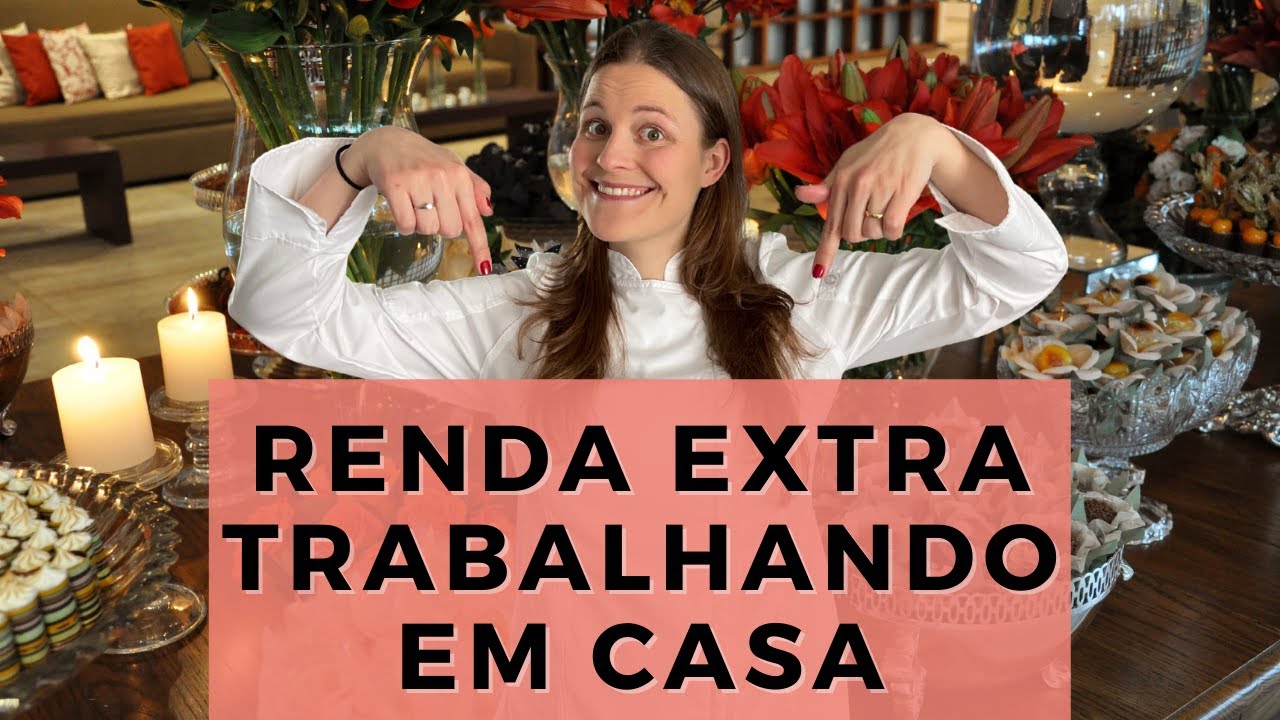 Trabalhar em casa e gerar renda extra com confeitaria de doces finos