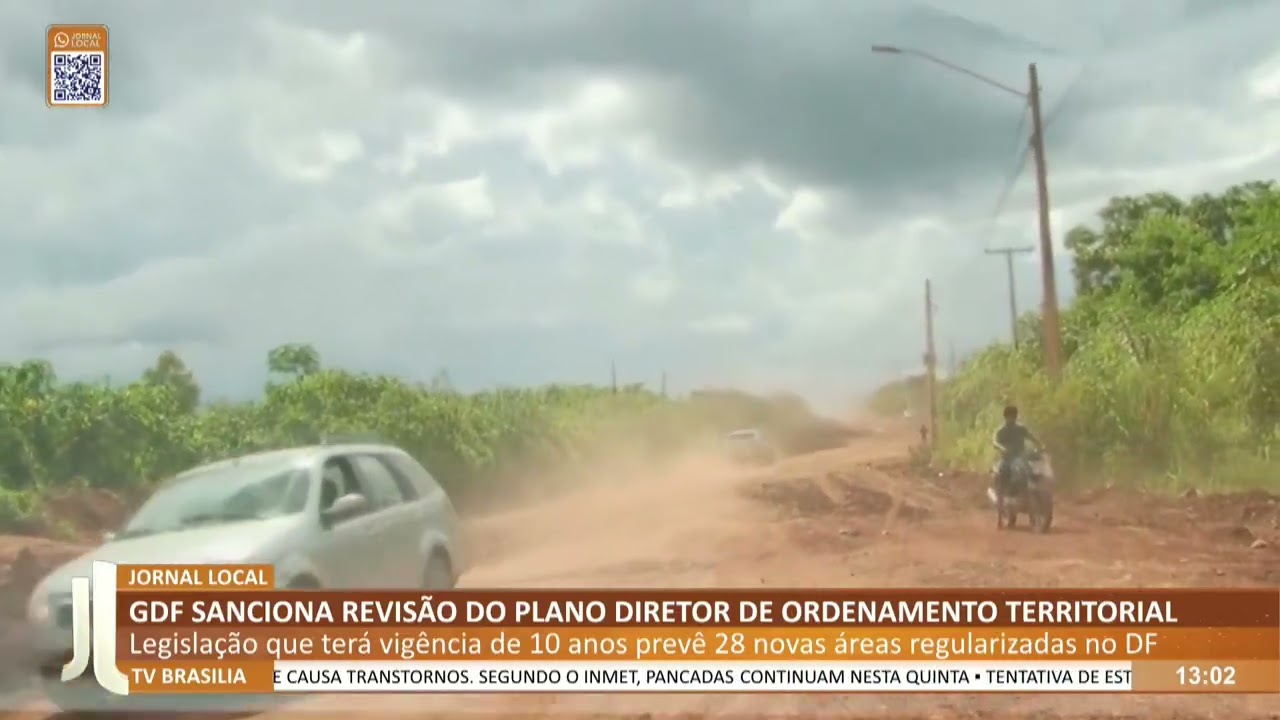 JL - GDF sanciona revisão do plano diretor de ordenamento territorial