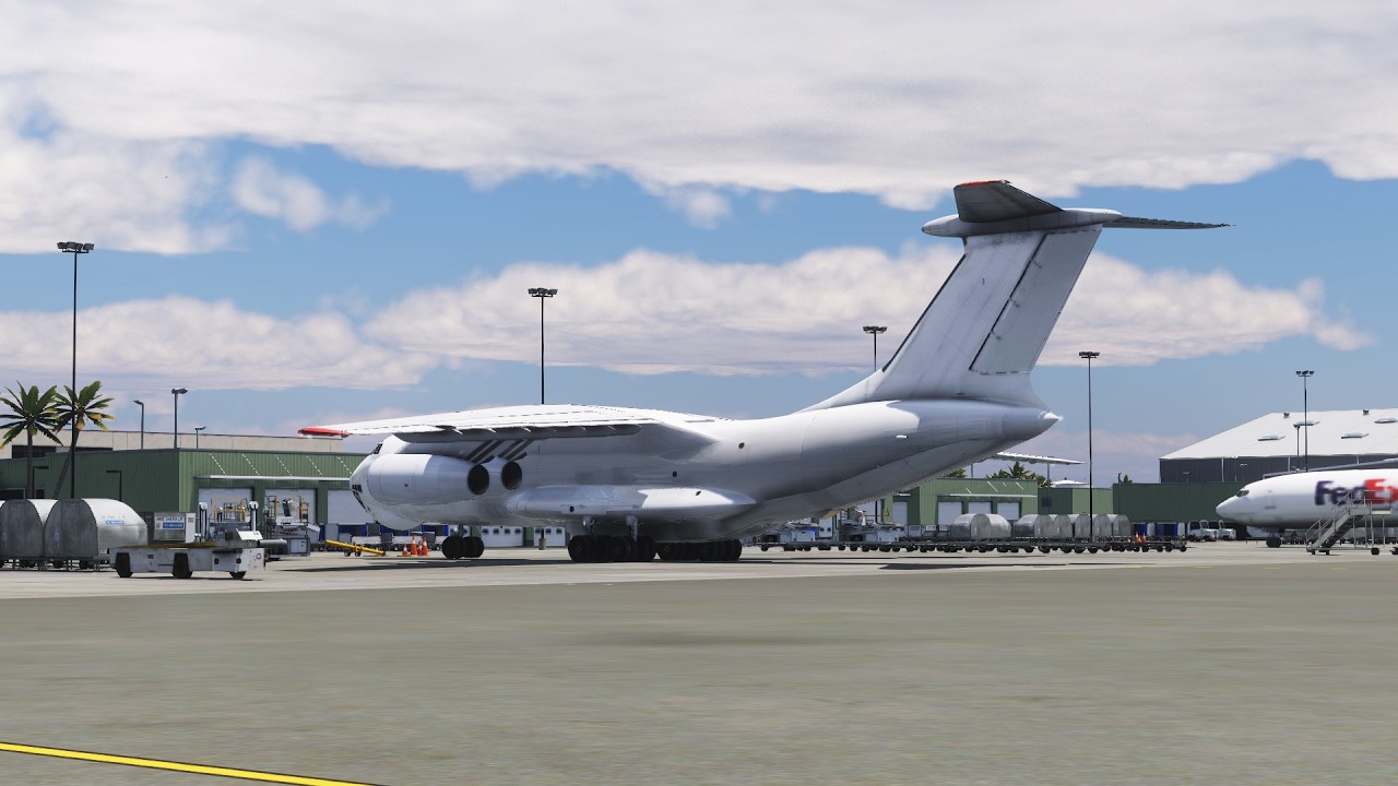 X Plane12 IL76 and IL76VD TakeOff / Landing