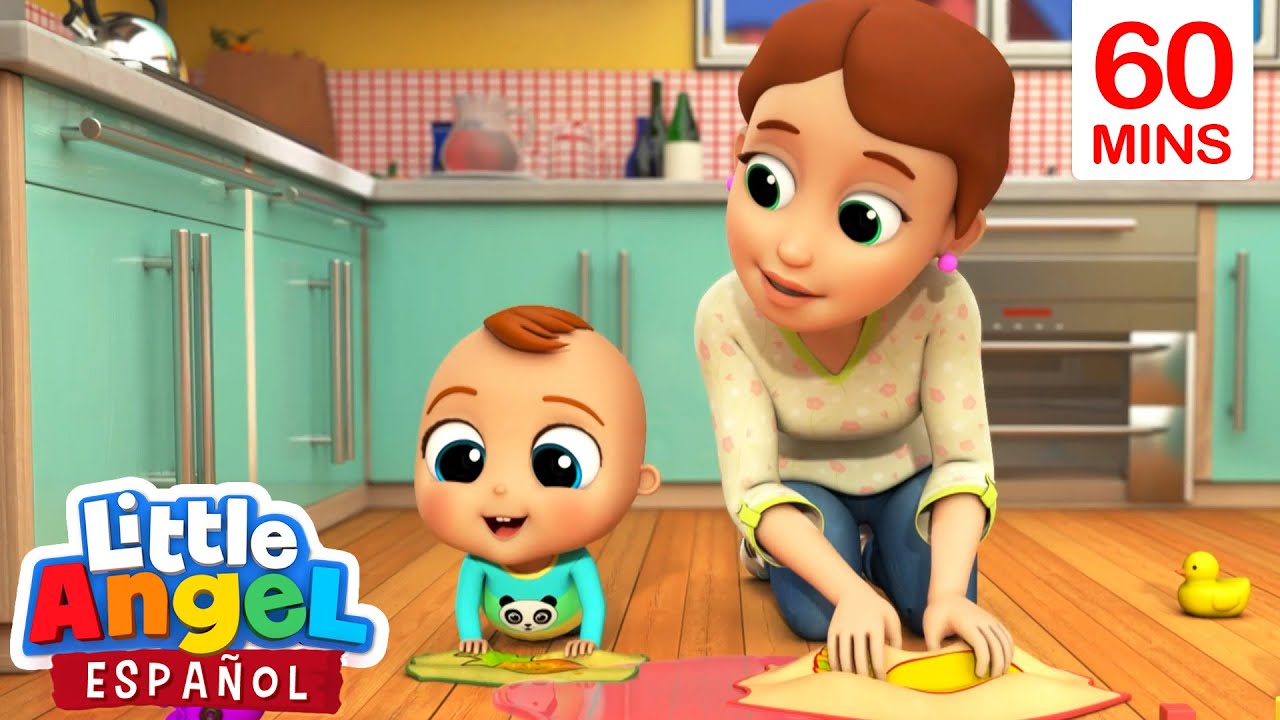 ¡Bebé Juan vamos a limpiar! | Canciones Infantiles con Bebé Juan🎵| Little Angel Español