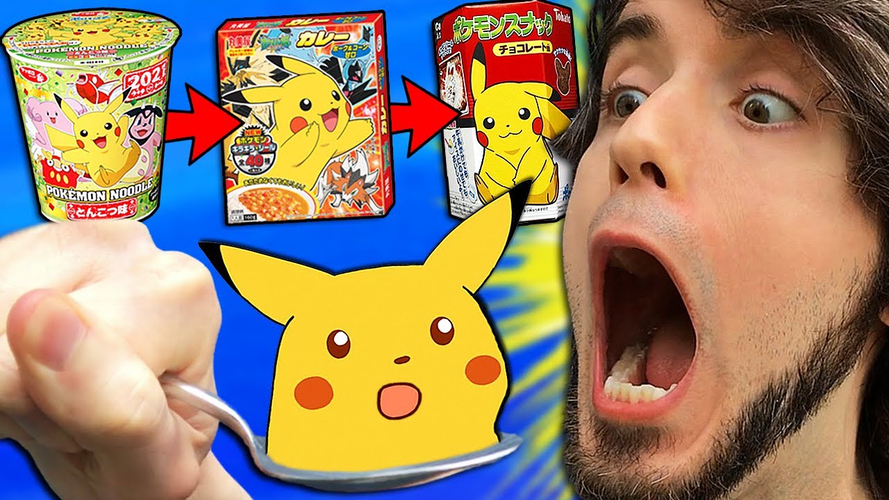 I ate an entire Pokemon MEAL!