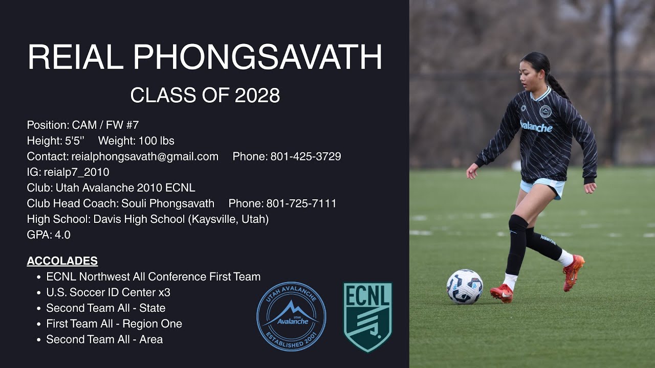 Reial Phongsavath - Class of 2028 - College Recruitment Video