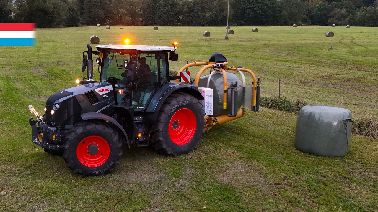 Siloballen wickeln | Claas Arion 550 // Tanco S200V | Luxemburg 2024