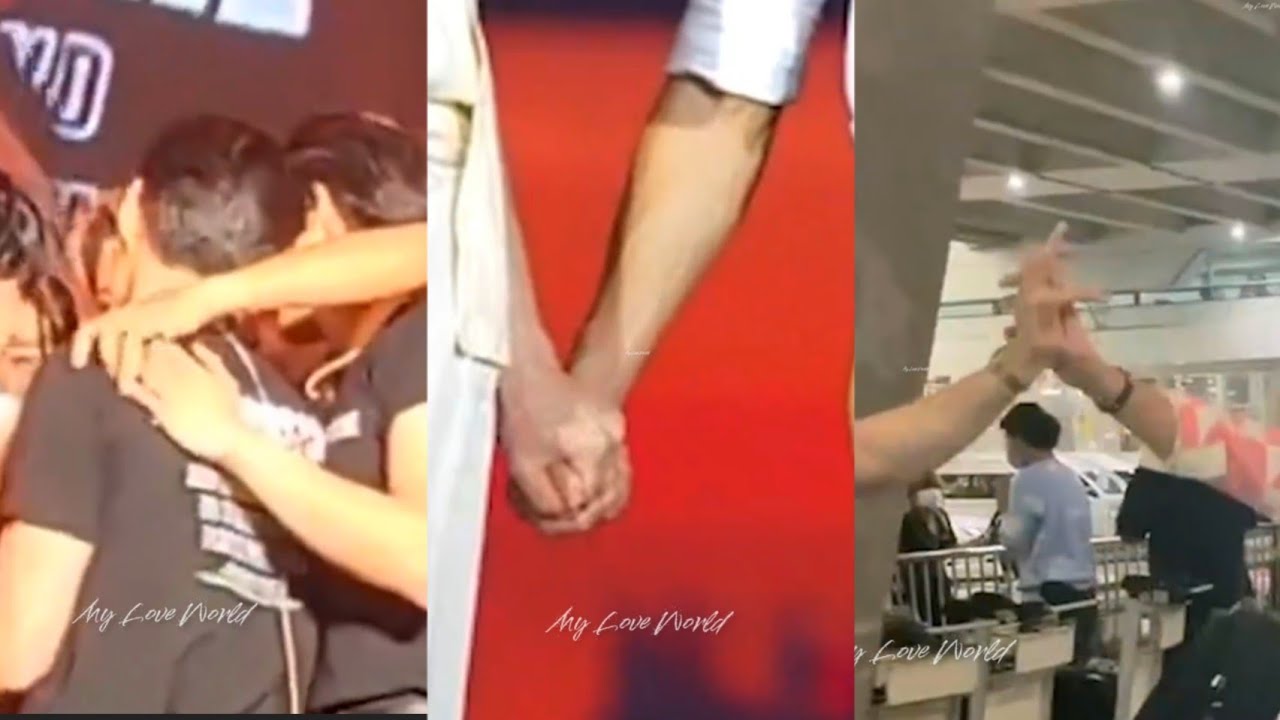 The way MileApo always holding Hands to E/O😍❤️ #mileapo #aponnattawin #milephakphum #kinnporsche