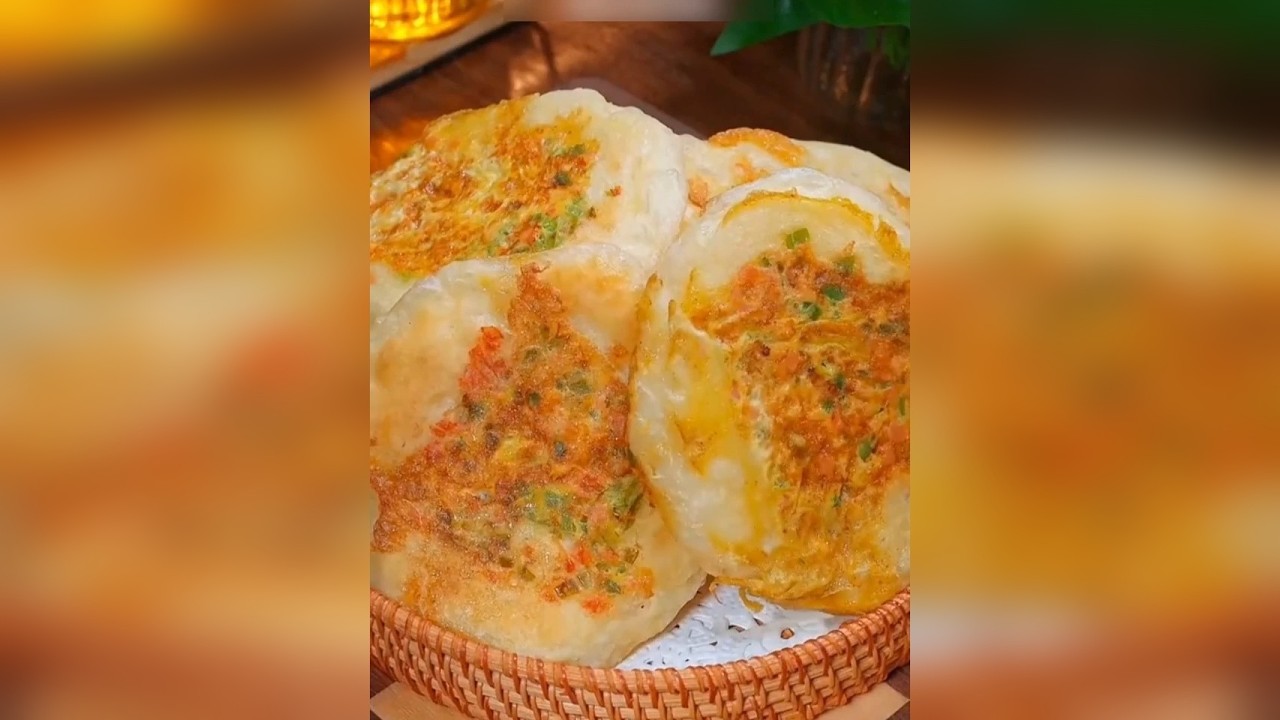 这样做出来的早餐饼太美味了