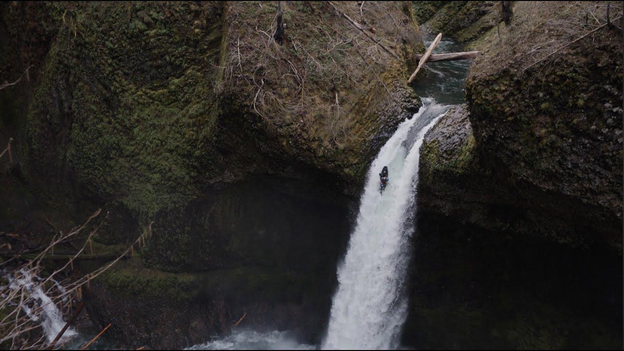 Kayaking Metlako Falls on Eagle Creek, Oregon