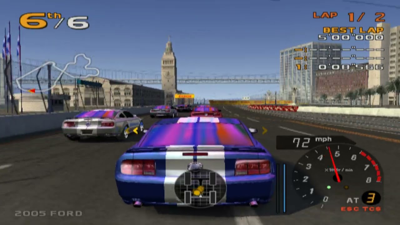 Enthusia: Professional Racing Demo (Konami, 2005)
