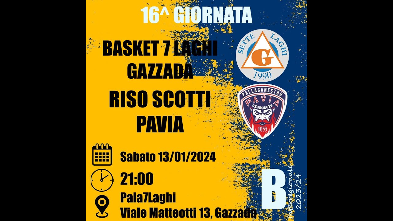 Coelsanus 7 Laghi Gazzada vs Riso Scotti Pavia