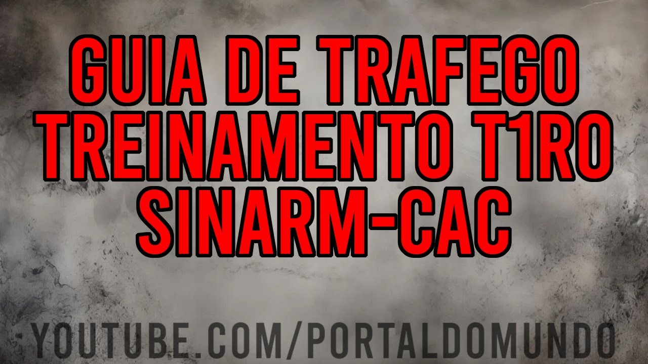 GUIA DE TRAFEGO SINARM-CAC TIRO DESPORTIVO (TREINAMENTO)