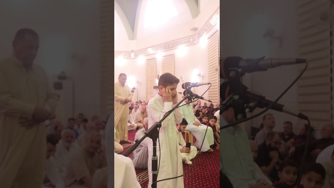 اذان بلال رائد الدباغ في جامع محمد الامين