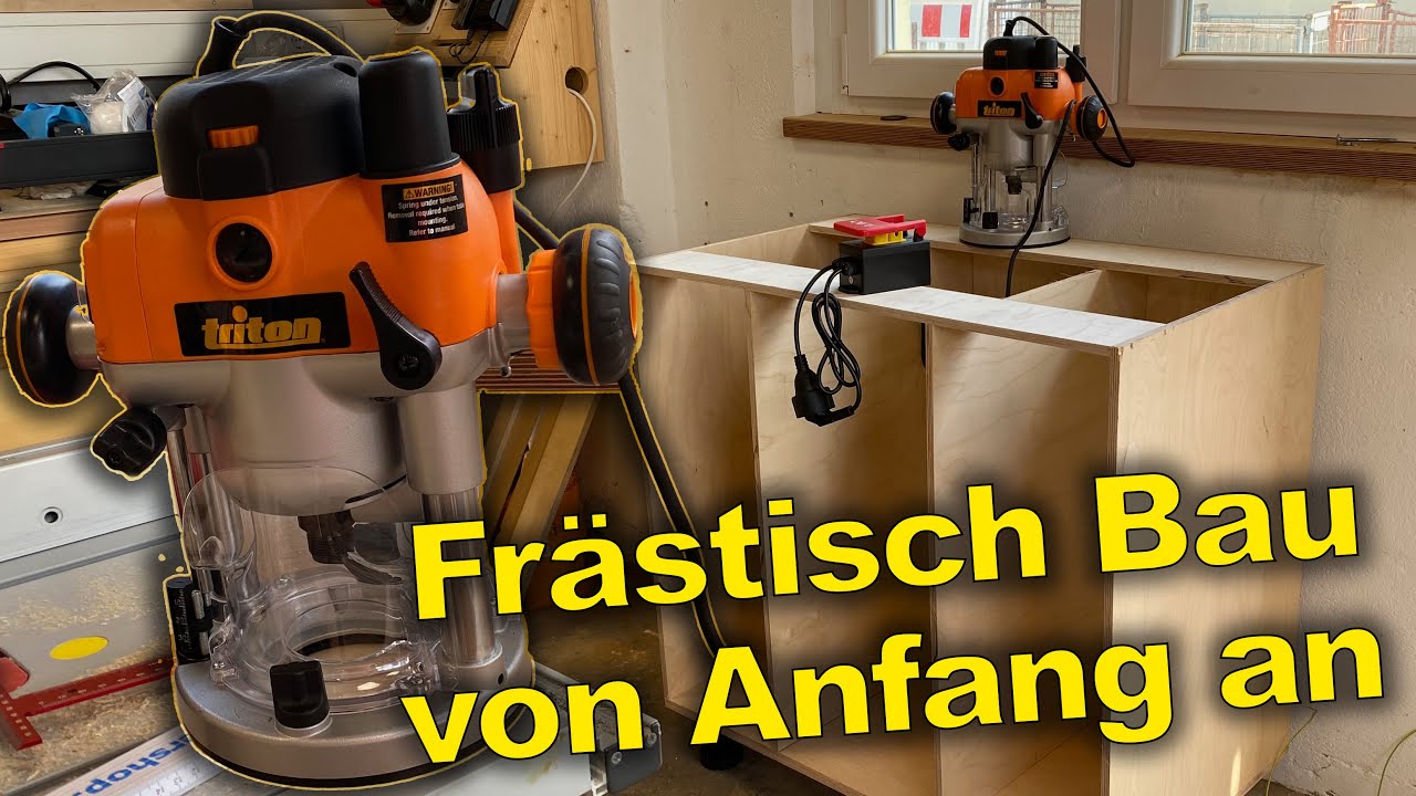 Frästisch selbst bauen von Anfang an