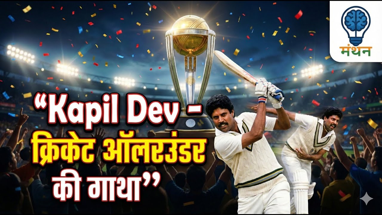 कपिल देव: क्रिकेट ऑलराउंडर की गाथा | 1983 विश्वकप से क्रिकेट क्रांति तक | Kapil Dev Biography