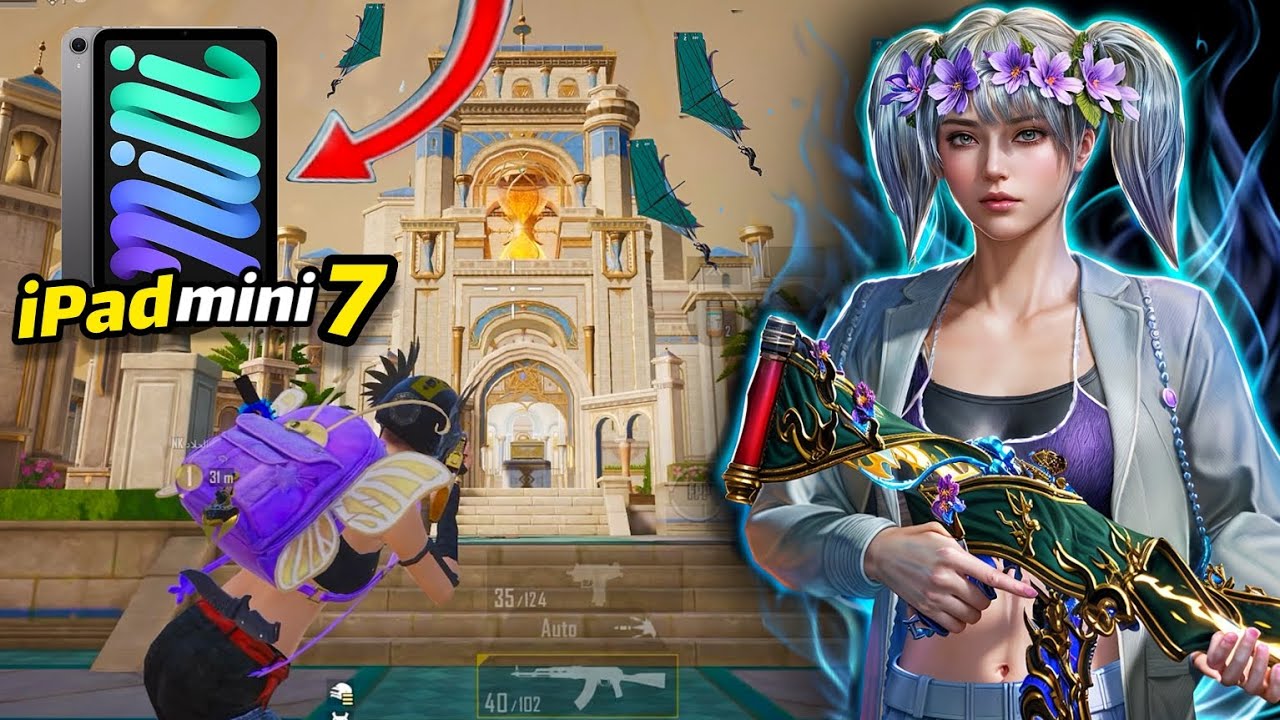 Test iPad mini 7 in new mode 3.7.0✅ ipad  mini 7✅the best device for pubg mobile 3.7.0 . BGMI 🔱
