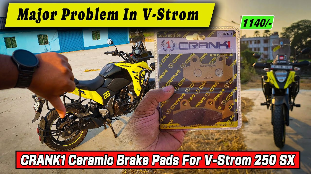 North East RoadTrip is Coming | Major Issue In My V-Strom 250 SX | Ceramic Brakepads Installed