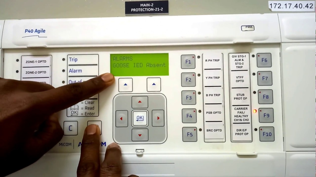 How to see Fault Report in Distance PRTN Relay-Alstom-micom{In English} How to know fault location?