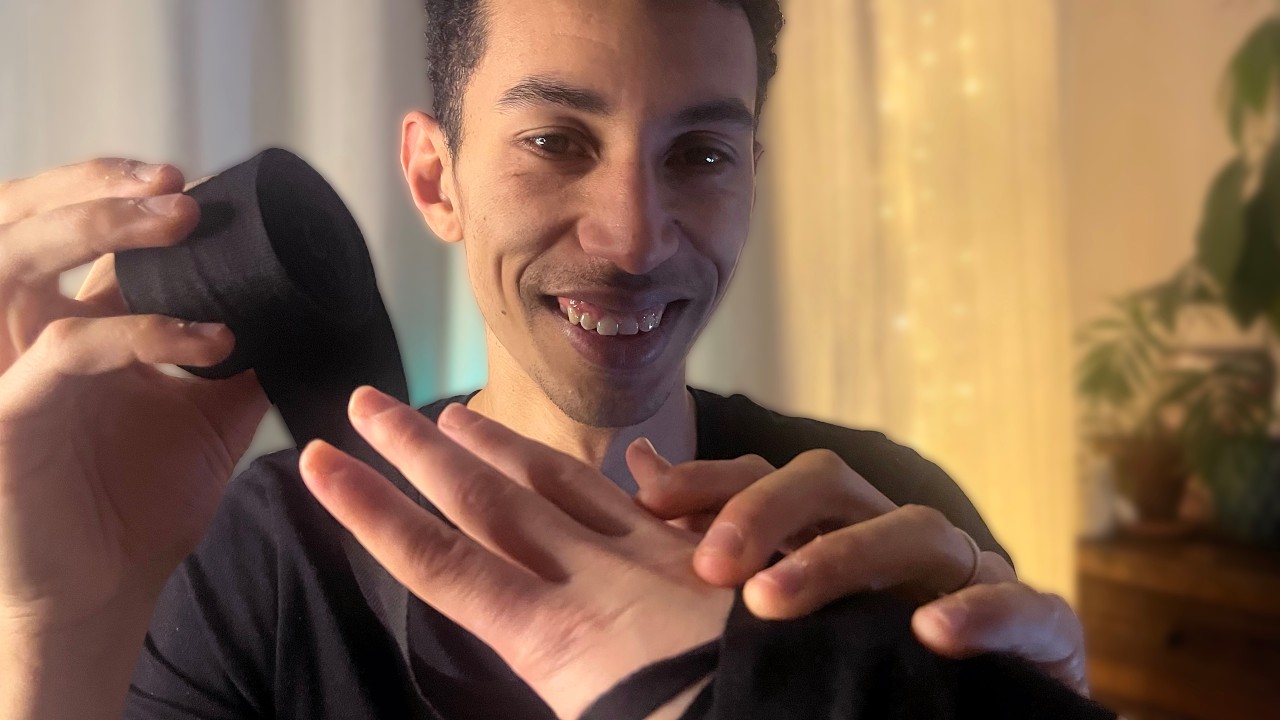 ASMR | je fais un bandage de boxe très relaxant
