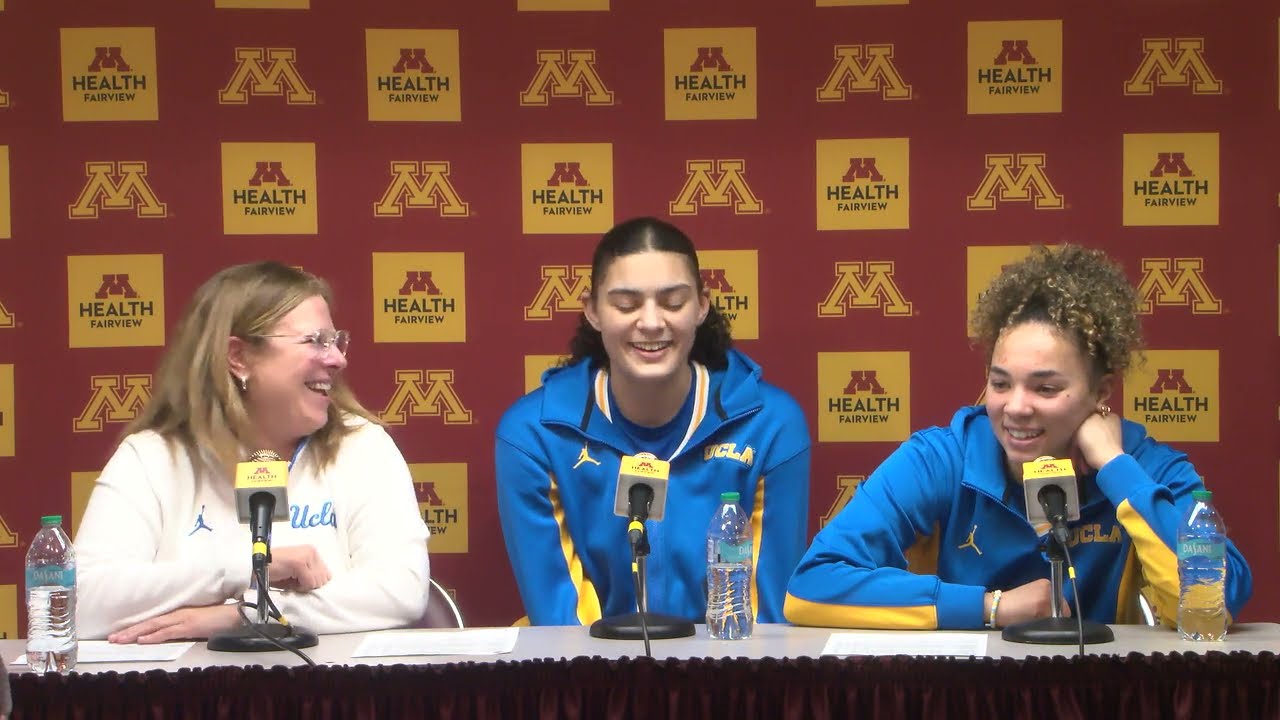 UCLA W. Basketball Postgame - Players at Minnesota (Jan. 11, 2026)