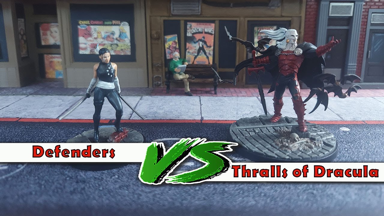 Defenders v Thralls of Dracula ***New Characters*** Marvel Crisis Protocol Battle Report ep 85