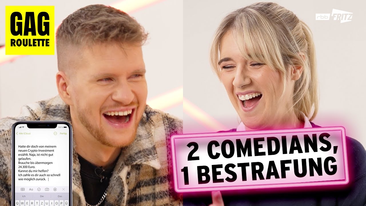 Wer wird beim Comedy-Spieleabend bestraft? | Gag-Roulette | Dieser Johnny, Katjana Gerz