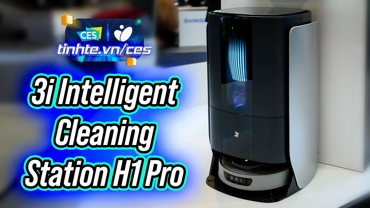 Robot hút bụi - lau nhà KHÔNG CẦN NƯỚC: 3i Intelligent Cleaning Station H1 Pro | CES24