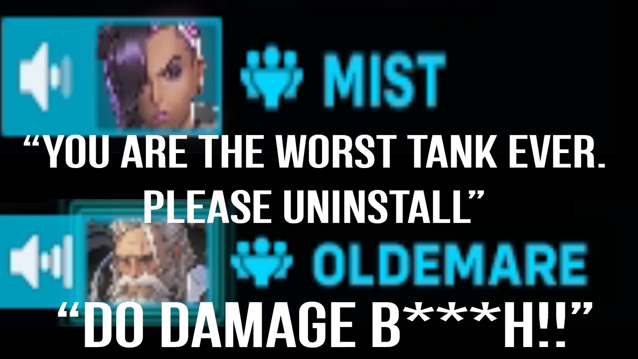 my first toxic game on overwatch 2