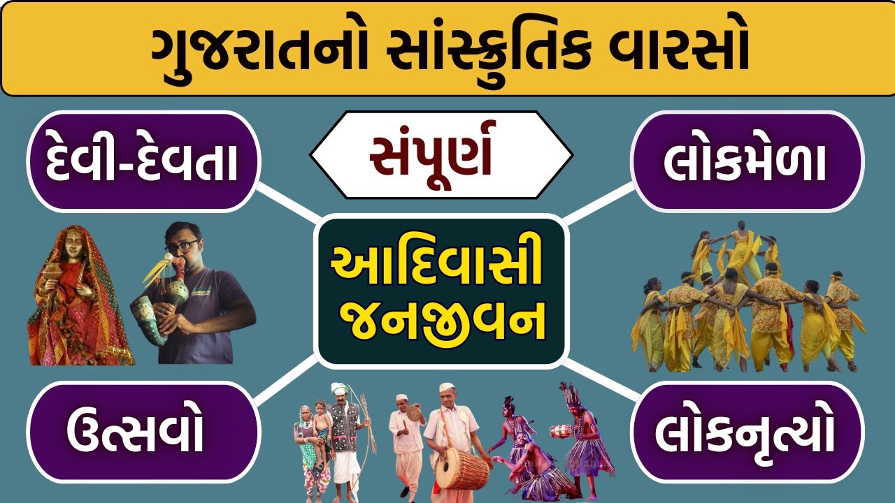 સંપૂર્ણ ગુજરાતની આદિવાસી સંસ્કૃતિ અને જનજીવન | Complete Gujarat Adivasi Tribal Culture