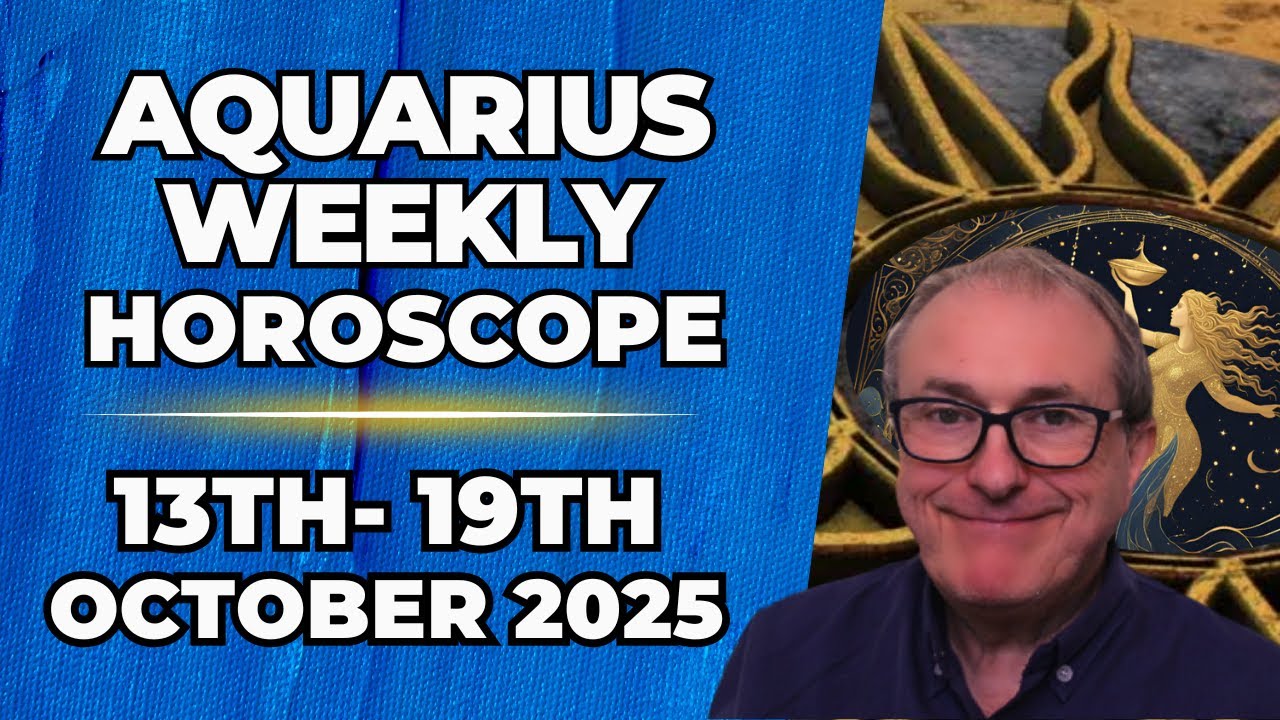 ♒ Aquarius Weekly Horoscope | Oct 13 - 19, 2025 | Patrick Arundell Astrology