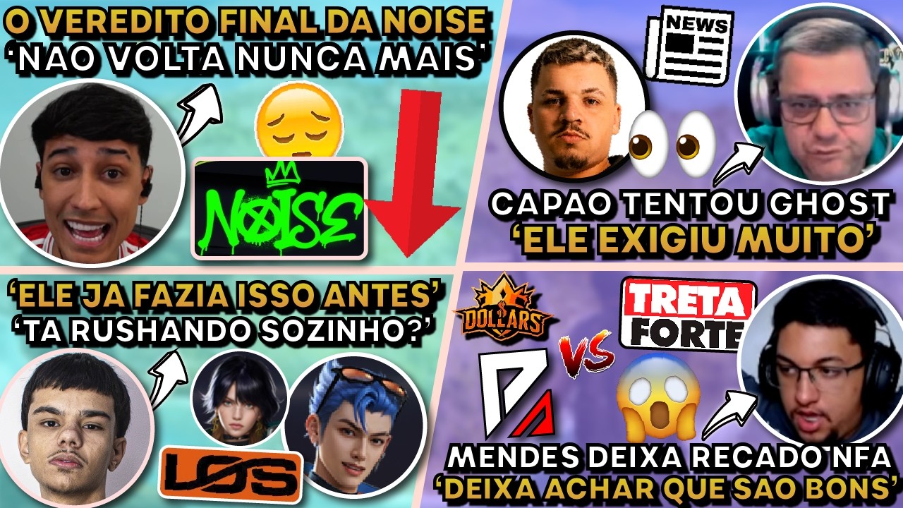 BAK VEREDITO FINAL NOISE! CAPAO TENTOU O GHOST! MENDES DEIXA RECADO EXODIA! RIGBY RUSHANDO SOZINHO ?