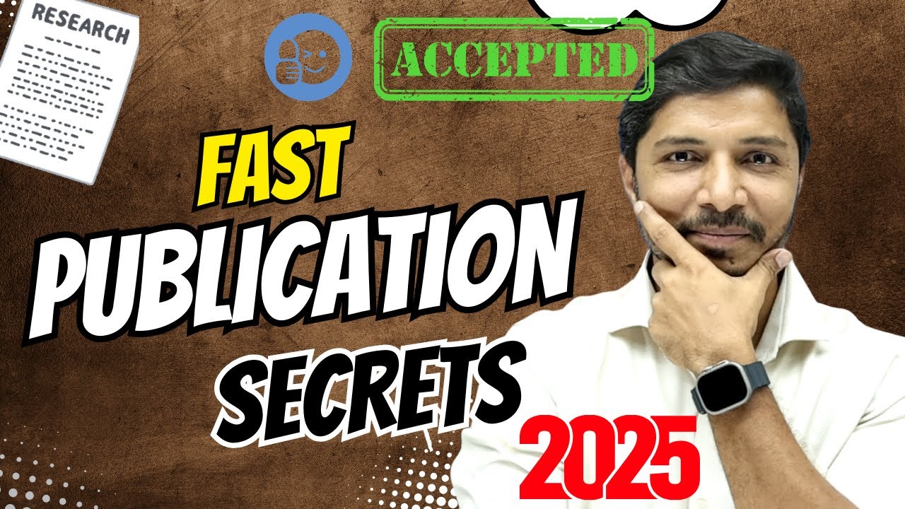 How to Publish Your Research Paper Fast (Academic Hacks) I Scopus & SCI Journals