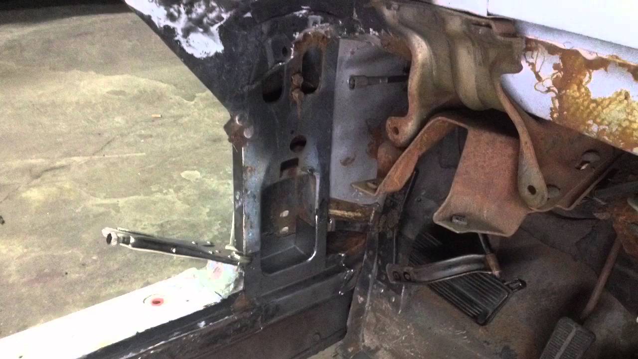 Corvette C3 Birdcage Rust Repair Part 1