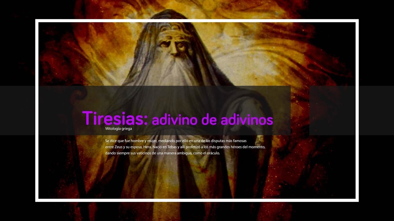 Tiresias: adivino y primer transexual de la Historia