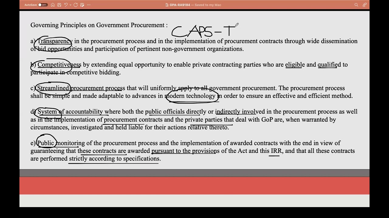 Government Procurement Reform Act