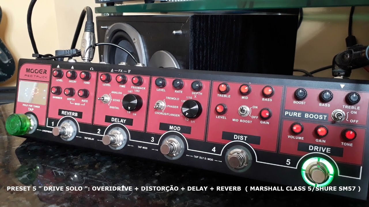 Mooer red Truck, My Presets - Júnior Ferreira