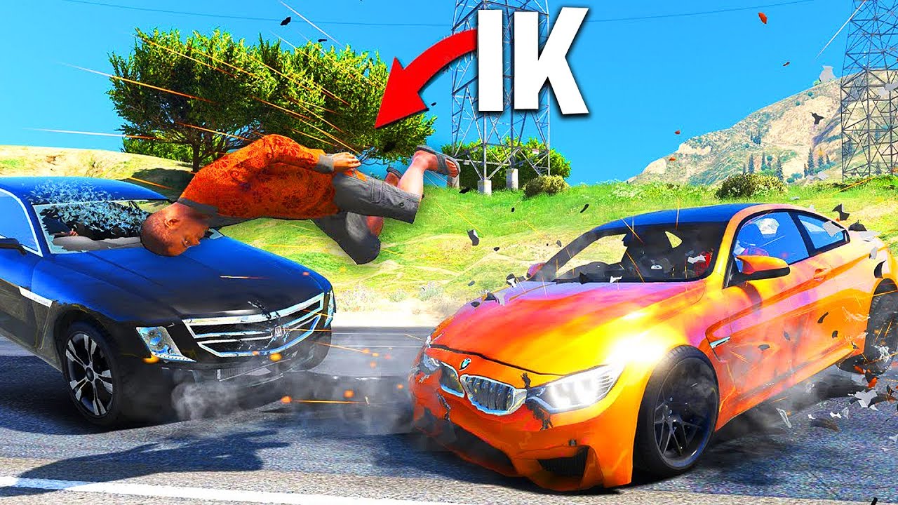 Kan Je Het ZWAARSTE AUTO ONGELUK Overleven In GTA 5?! (GTA 5 Mods)
