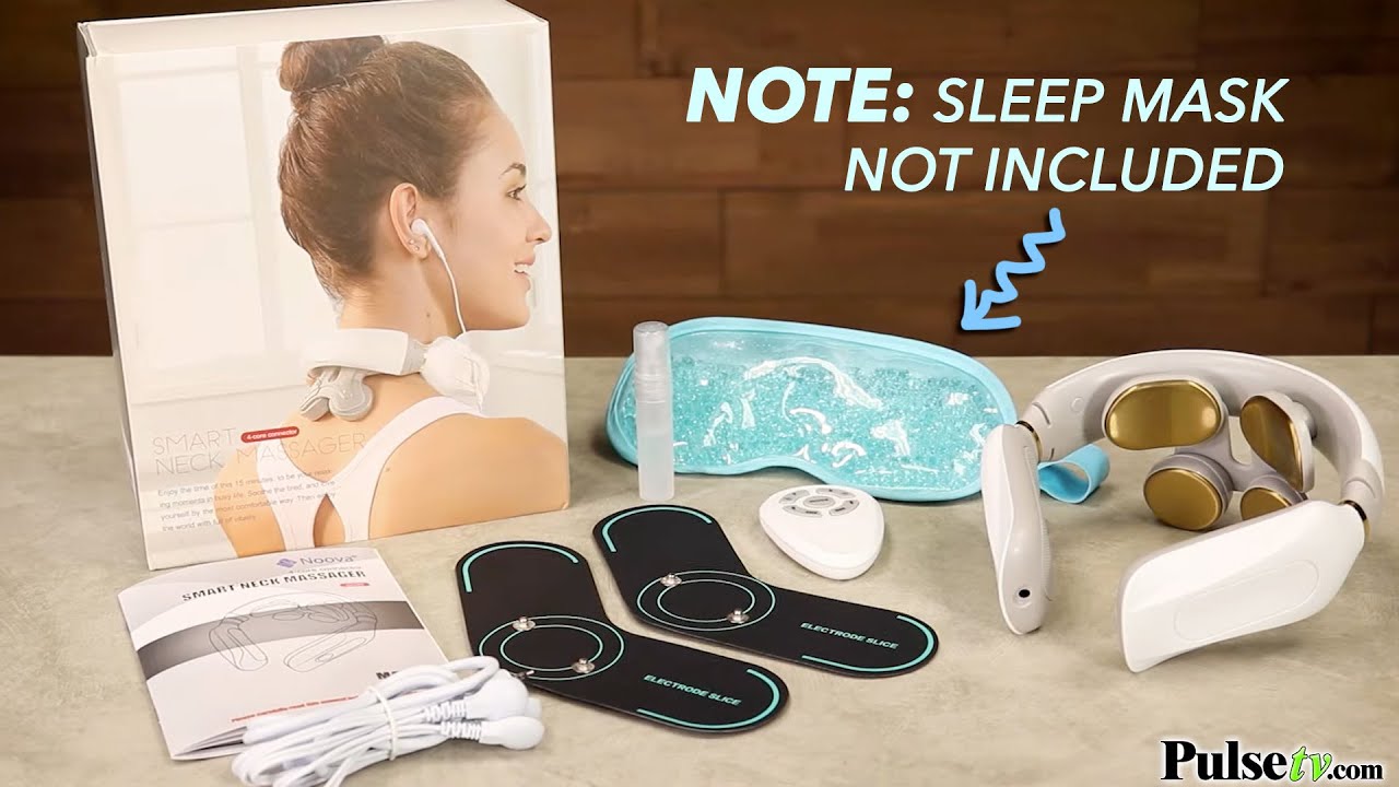 Smart Neck Massager Kit With Heat And Remote