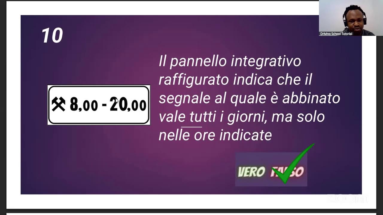 Quiz patente B in English
