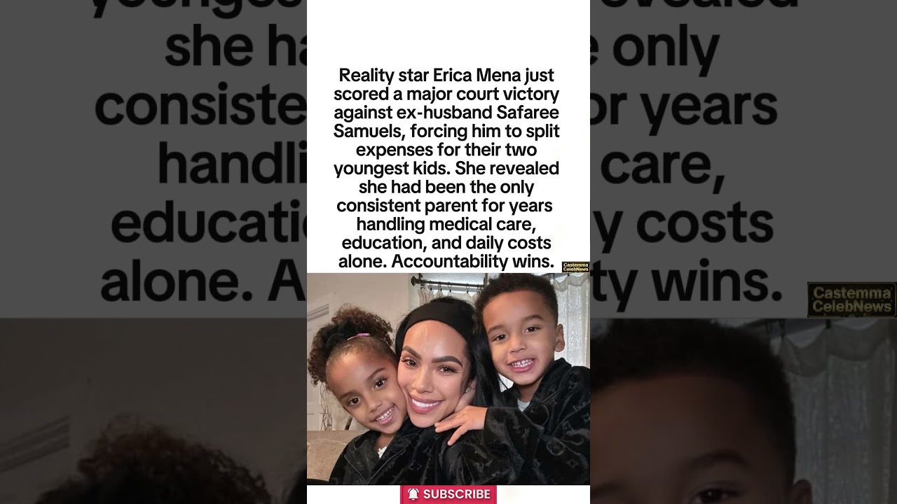 Erica Mena Wins in Court ⚖️👑#shorts #EricaMena #SafareeSamuels #relationship #marriage #dating
