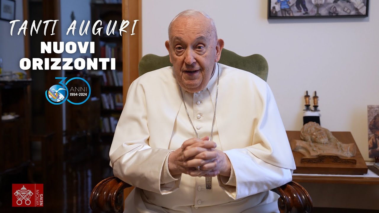 Papa Francesco - Tanti auguri Nuovi Orizzonti!
