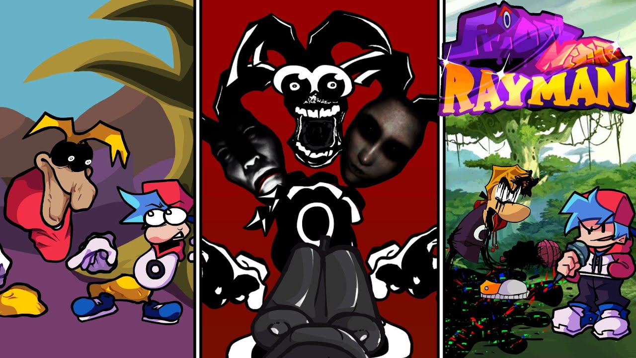 FNF: Против Рейман.exe // Friday Night RAYMAN (2.5) // + катсцены, секреты █ Friday Night Funkin' █