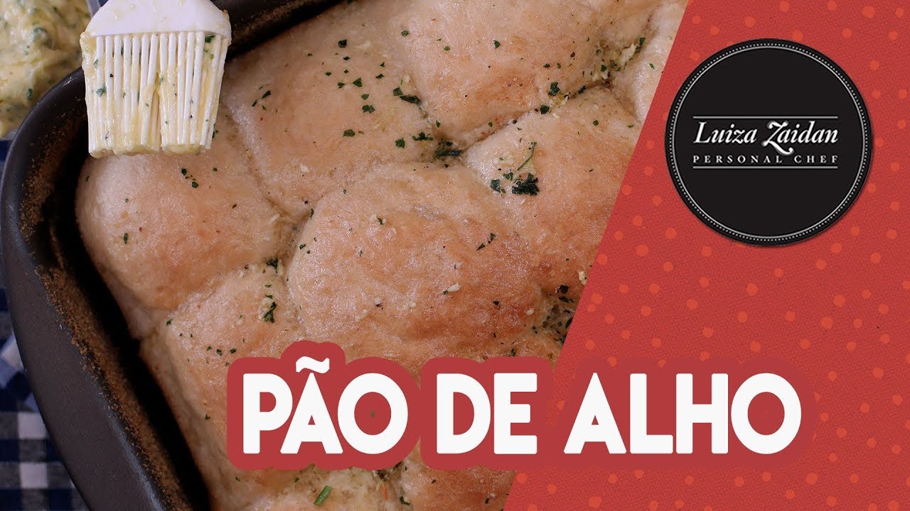 PÃO DE ALHO CASEIRO DO JAMIE OLIVER | LUIZA ZAIDAN