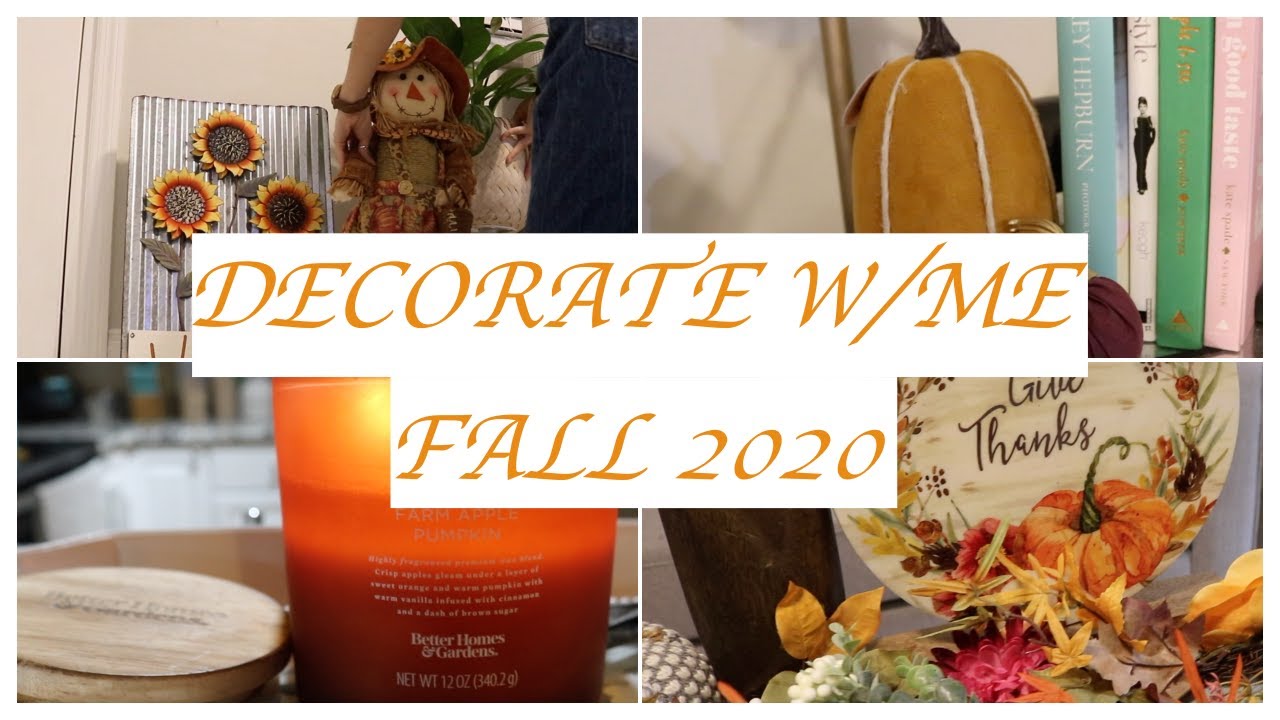 FALL DECORATE WITH ME - 2020 - THANKSGIVING DECOR!